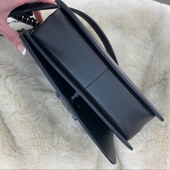 Chanel So Black Boy Bag sz Medium - Picture 4 of 15